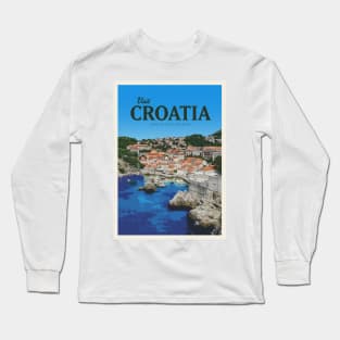 Visit Croatia Long Sleeve T-Shirt